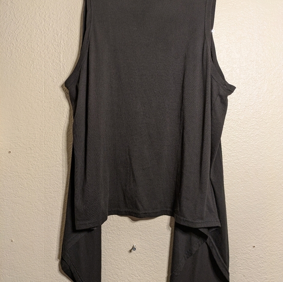 podum Black Sleeveless Cardigan Vest Size Xl Pre-owned - Picture 5 of 5